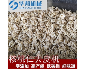全自动核桃仁去皮机 华邦机械