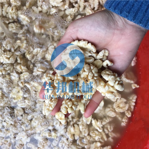 操控性好核桃仁去衣机 华邦机械核桃仁脱皮机