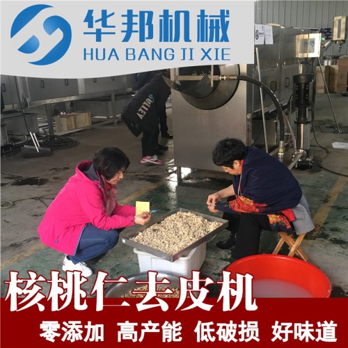 核桃仁去皮机 高压循环水泵清洗机  脱皮机厂家