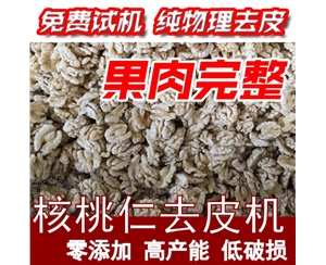 节省人工 核桃仁去衣机